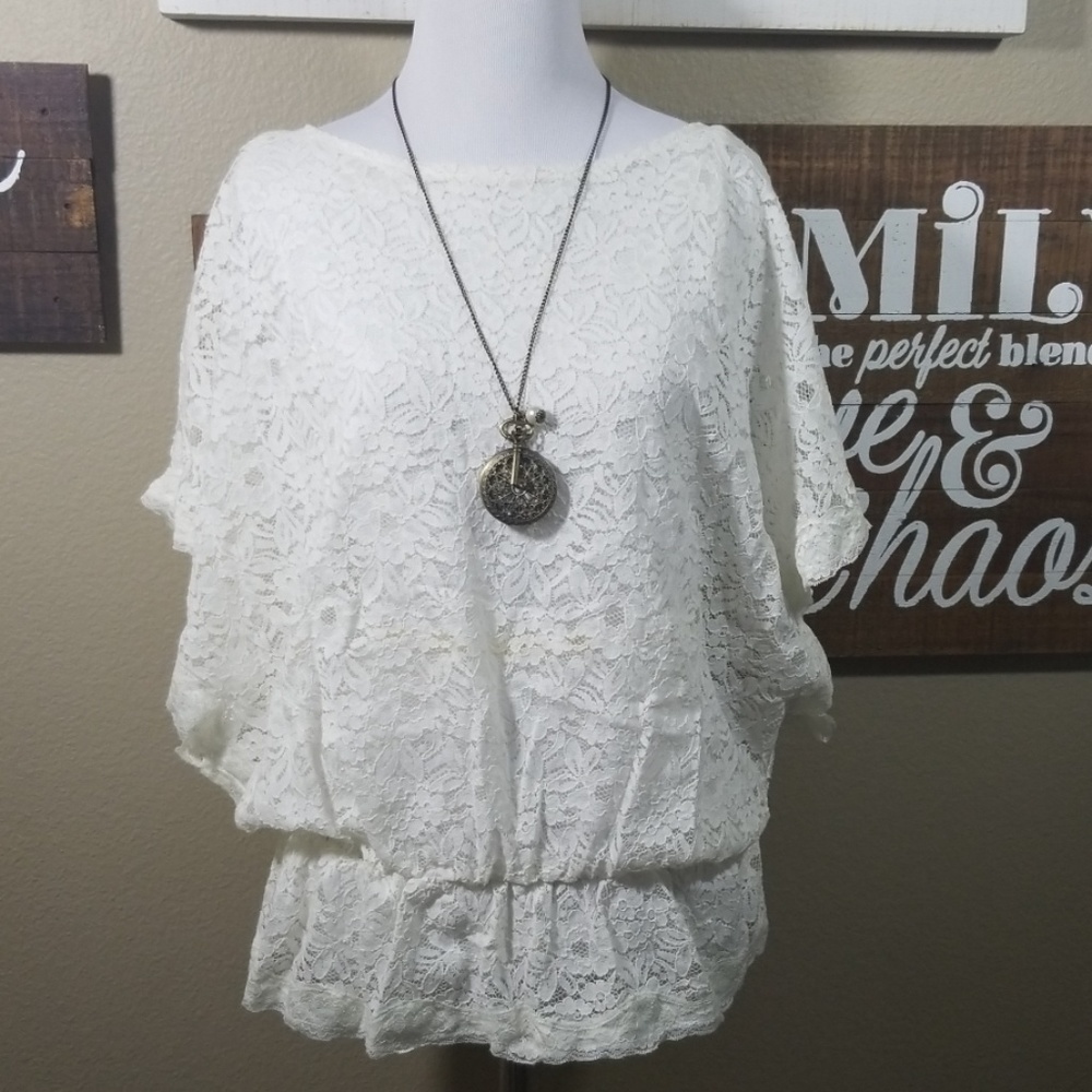 Gianni Bini Lace Blouse